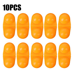 10Pcs Fishing Double Rattle Portable ABS Sea Fishing Attractor Bell Beads Catfish Rig Pompano Fishing Accessory for Luring Fish