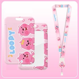 Bộ dây đeo thẻ có dây rút cho học sinh sinh viên nhân viên công sở Sanrio BAG U DTSAN267