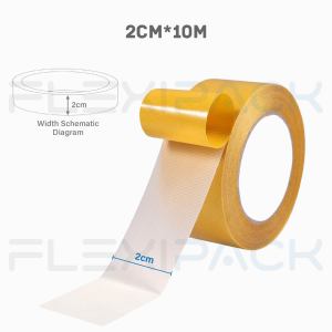 10M Double Sided Tape Super Sticky Netted Cloth Based Transparent Adhesive Fibre Strong Adhesive Tape Mesh Tape 双面胶
