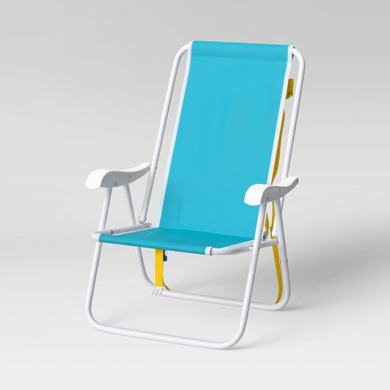 Beach Lounger Sun Squad Sand Chair Folding Beach Chairs Plastic