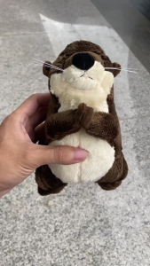 Bulb Plush Toy Soft Chicken Shape Infant Sensory Stimulation Baby Shower Gift White