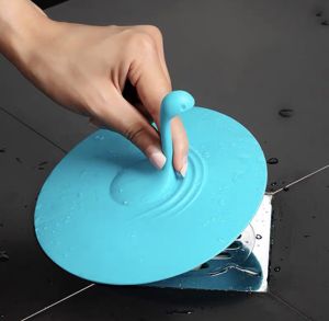 Miếng Silicone Quái vật hồ Loch Ness khử mùi sàn nắp cống thoát nước khử mùi nhà bếp tròn nút nước nhà vệ sinh