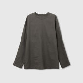 2026 Early Fall New Arrival Women Linen Set Lightweight Breathable Long Sleeve Tee and Cropped Mid Pants Casual Two Piece Outfit