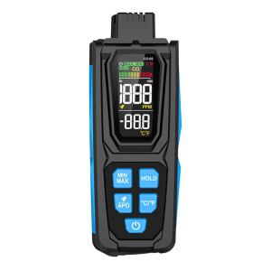 0-1000PPM CO Gas Detector Handheld Carbon Monoxide Meter with Temperature Sensors Color Display CO Meter for Indoor Use