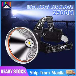 🔝 Original 【24 hours delivery】flashlight rechargeable waterproof originalLight up 20000 meters Can be used for patrol night fishing expedition(head light torch Headlight Camping Outdoor Sensor fmergency flash USB Headlight head torch LED Headlamp)