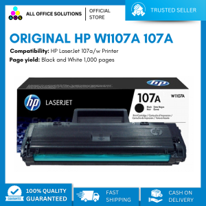 Original HP 107A Black Laser Toner Cartridge (W1107a)
