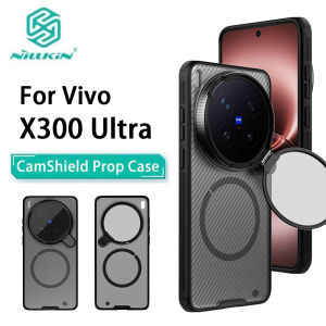 For Vivo X300 Ultra Phone Case Nillkin CamShield Prop Magnetic Clear Version Hard PC+TPU Shell Shockproof Back Cover