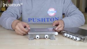 JXH น้ำหนักสะพานรถบรรทุกชั้นหล่อตายกันน้ำ IP67 4/6/8/10สายเครื่องชั่งน้ำหนักโหลดเซลล์กล่องแยก