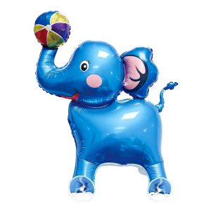 EINC033421 Drawing Foil 4D Dinosaur Balloons Movable Design Animal Balloon Standing Foil Balloons Kids Toys With Wheels Cartoon Standing Balloons Kids Birthday Party