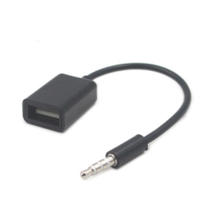 Universal Car Stereo 3.5mm USB Adapter Cable Cord Suitable for Playing MP3 Files Connecting Sound Sources Music Playback