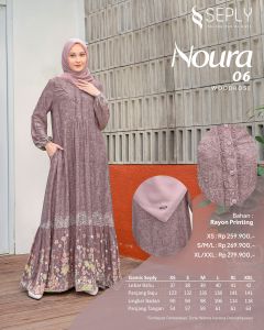 GAMIS SEPLY NOURA 06 DRESS 2025 TERBARU DAILY KASUAL KEKINIAN KONDANGAN KULIAH TERMURAHHH