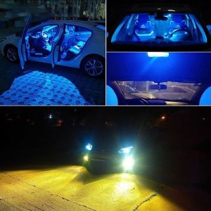 Set 4 Bóng Đèn LED Xe Hơi Xe Mô Tô 24V-T10 Có 3 Màu Ánh Sáng Dùng Cho Đèn Xi Nhan Sương Mù Nội Thất Siêu Sáng