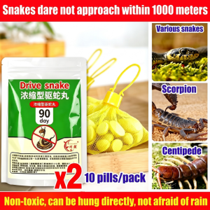 Snake Repellent Drive snake concentrated snake repellent 90 day duration bait for snakes Anti Snake 10pcs/pack
