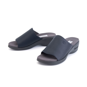 JF571 Navy Blue Dortmuend Pro Series - Mule รองเท้าสุขภาพ ที่พื้นรับโค้งเว้าเพื่อความสบายของอุ้งเท้า