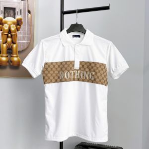 Áo thun POLO nam có cổ tay ngắn phối họa tiết chữ nổi chất thun lạnh đẹp sang cá tính giá rẻ DV-FASHION