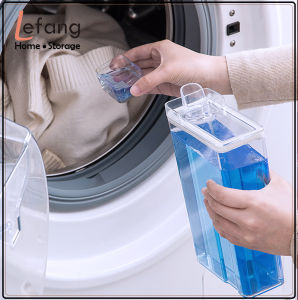 Lefang Laundry Detergent Dispenser Liquid Laundry Soap Containers &Fabric Softener Dispenser for Laundry Organizatior