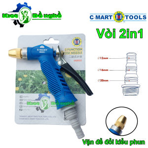 Vòi xịt tưới cây đa năng C-MART sử dụng rửa ô tô xe máy sân vườn - KIOT ĐỒ NGHỀ