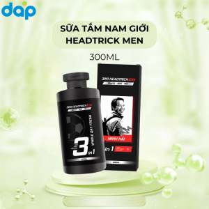 Sữa tắm gội nam giới 3IN1 Headtrick Men 300ML hương nước hoa cao cấp làm sạch cơ thể dưỡng ẩm cho da giúp tóc mềm mại chắc khỏe