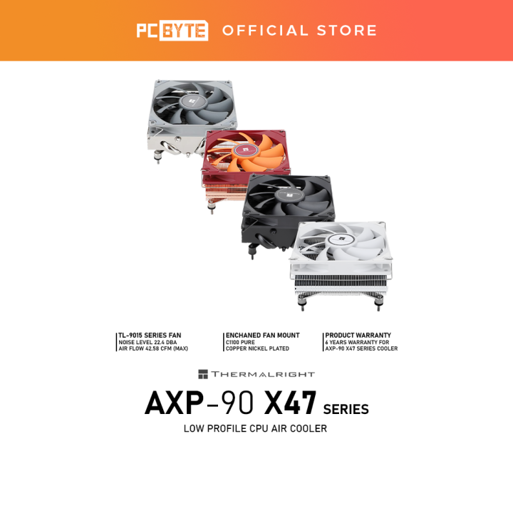 Thermalright AXP 90-X47 Series 47mm Low-Profile CPU Air Cooler - (Grey ...