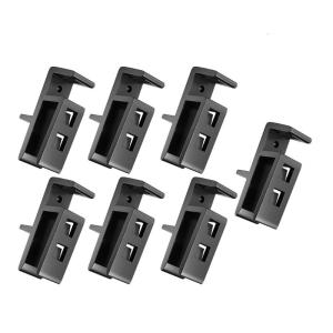 7Pieces Board Install Closing Clip for Wardrobe and Cabinet Closures With Innovative Buckles Designs Conveninet