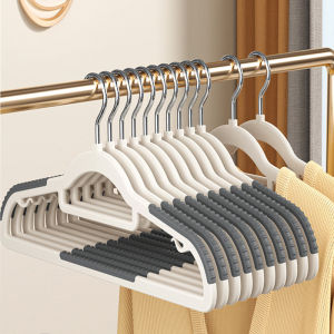 GREENSINDOOR 50Pcs Hanger Non Slip Drying Laundry Clothes Hanger Heavy Duty for Coats Jacket Suit Shirt Closet Organizer