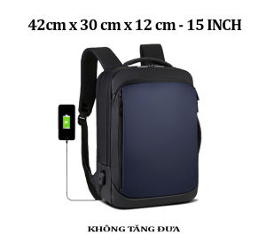 Balo văn phòng Du lịch 17 inch chống nước tăng đưa có sạt USB công nghệ mới OLES đen GSR T3