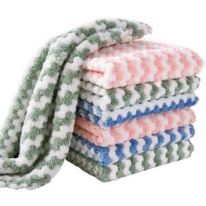 (Postal Mail Only)Super Absorbent Microfiber Cleaning Cloth for Car/Kitchen 25cm*25cm