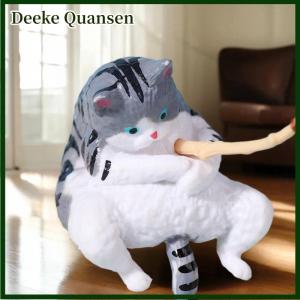 Deeke 1 5 cái mới bể cá cá mèo treo mini trang trí cảnh quan sáng tạo Bể cá bể cá trang trí bức tượng nhỏ