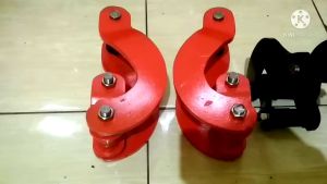 FULL SET DOUBLE G SHACKLE / ANTING PER DAUN NYAMAN EMPUK PANTHER KIJANG JIMNY