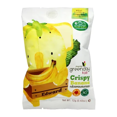 GREENDAY Kids Crispy Banana 12G - Freeze Dried