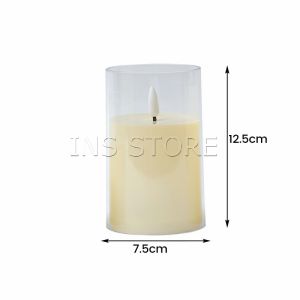 INS เทียน LED แสงสีส้ม ใช้เป็นพร็อพช่วยสร้างบรรยากาศที่โรแมนติก ใช้ถ่าน 3A ไม่แถมถ่าน led candle light