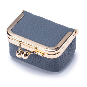 Genuine Leather Small Diamond Ring Jewelry Coin Purse  Jewelry Case Earring Box Mini Waterproof