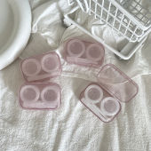 กล่องใส่คอนแทคเลนส์ แบบใส ระดับไฮเอนด์ กล่องเลนส์แบบพกพา กล่องคอนแทคเลนส์ พร้อมแหนบ G3535