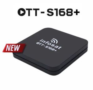 📌ใหม่ล่าสุด 2025✨️infosat OTT-S168+ กล่องทีวีอินเตอร์เน็ตแอนดรอย Andiod เวอร์ชั่น 12 (รองรับ app google Play ใช้งานง่าย)