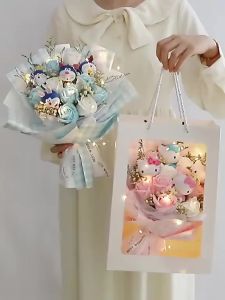 [SG Seller]Teachers Day gifts Valentines Day gifts preserved flower gifts birthday gifts  cartoon bouquets Qixi Festival gifts