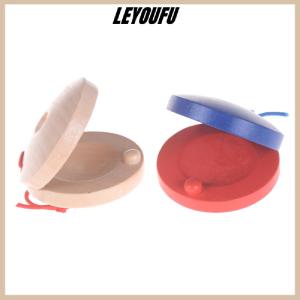LEYOUFU Kid Wooden Castanet Toy Children Musical Percussion Instrument TOY Gift