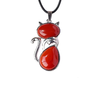 Tinh tế mặt dây chuyền mèo Vòng cổ đẹp mèo Vòng cổ dây chuyền chạm xương quai xanh cho phong cách cá nhân và elegances