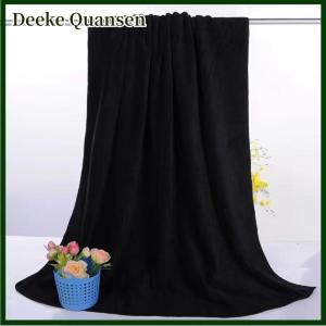 Deeke Black Thick Towel Barber Shop Makeup Table With Soft Super Absorbent Hair