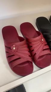 [Free Shipping] Womens Inflatable PVC Sandals Trendy Comfortable Casual Shoes for Indoor and Outdoor Use Low Wedge Flip-Flops