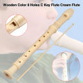 Eight hole clarinet German treble flute plastic flute students practicing flute instruments. 