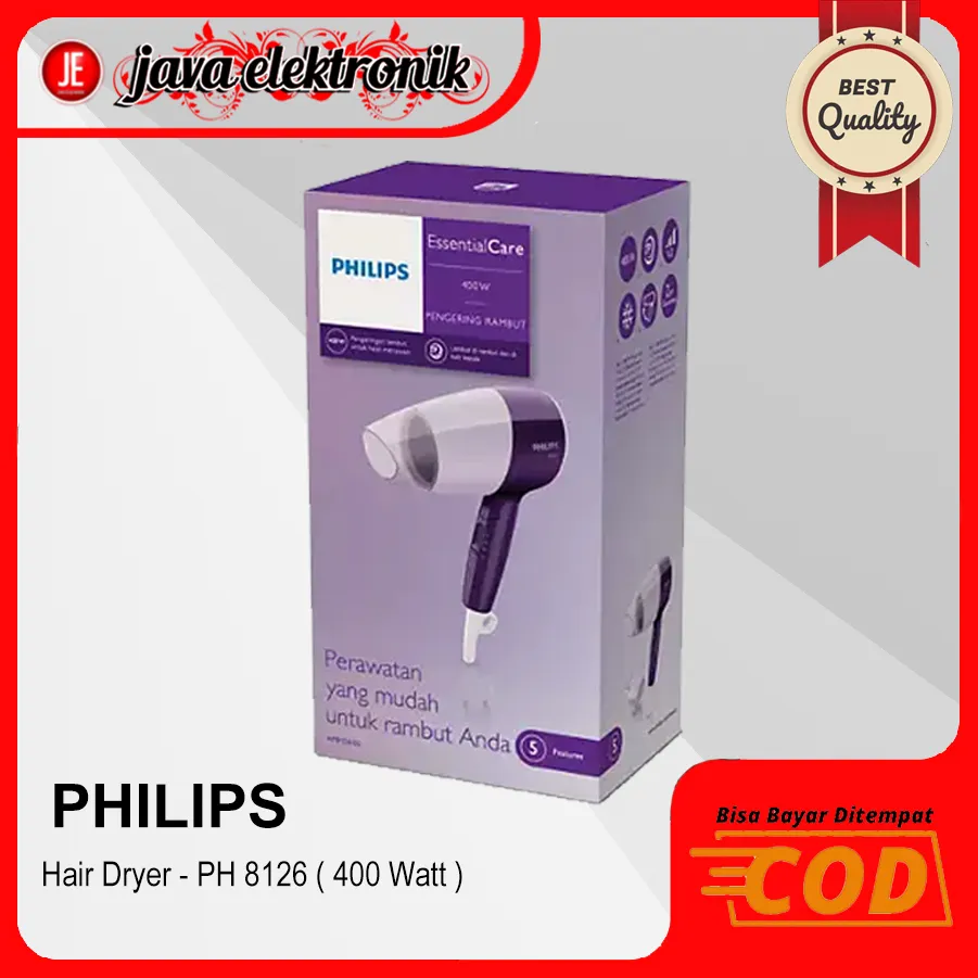 Pengering Rambut Hair Dryer PHILIPS HP8126 HP 8126 Fleksible