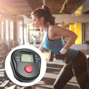 Multifunctional Rowing Machine Counter Speedometer LCD Display Counter Monitor Gym Replacement Monitor Easy to Use