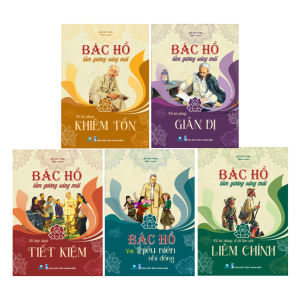 Sách - Trọn bộ 5 cuốn Bác Hồ tấm gương sáng mãi - ndbooks