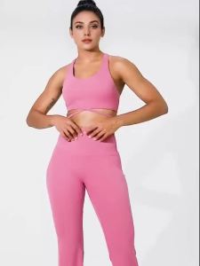 Thin-Strap Crisscross Yoga Flare Pants Slim Flare Style for Outdoor Leisure Sports Tight-Fitting Fitness Pants TM0138-A