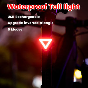 BUCKLOS LED Bike Light Multimode Bicycle Taillight Rear Light for Bike USB Rechargeable Cycling Warning Lamps
