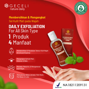 Toner Geceli Ms Glow- Pemutih Cepat - Toner Pelicin Wajah - Penghilang Jerawat - Penghilang Flek Wajah - Pemutih Glowing Dalam 3 Hari - Penghilang Bruntusan - Pengecil Pori Pori - Toner Pemutih Bpom Original Toner Lemon 60 ml Wajah Kinclong Bersih Pelicin