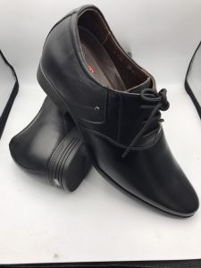 Giày tây nam công sở tăng chiều cao 7cm giày đi bền em chân đế chống trơn trượt màu đen bảo hành keo trọn đời