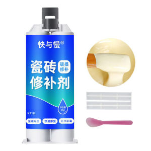 Tile Repair Keramik AB Lem Set Putih Perekat Keramik Porselen Set Keramik Crack Repairing Agent Perekat Set
