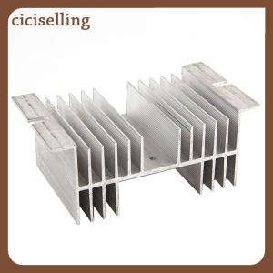[ciciselling] Rơ Le trạng thái rắn một pha nhôm Rơ Le tản nhiệt SSR Đế tản nhiệt 50*125*70mm