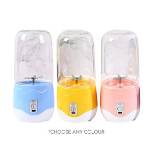 Portable 400ML Juicer Fruit Extractors Wireless Mini USB Rechargeable Juice Cup Blender Fruit Mixer Pengisar Buah 果汁搅拌机